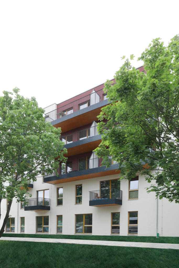 Das „Quartier Wir“ ist ein gemischter Wohn- und Lebensort aus fünf verschiedenen Baukörpern.